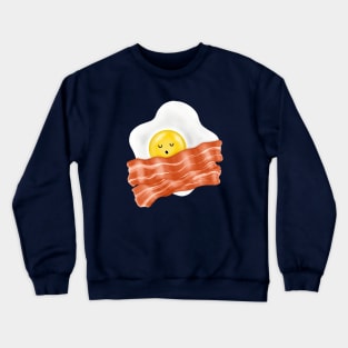 Sleeping Egg on Bacon Blanket Crewneck Sweatshirt